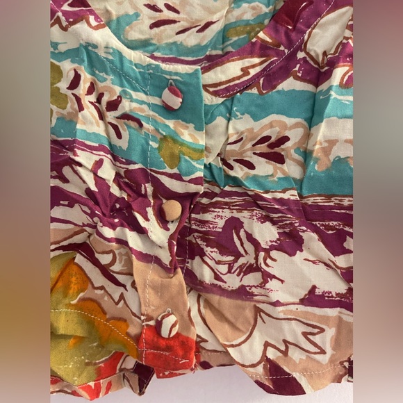 Climate 100% rayon cropped blouse - Picture 3 of 4